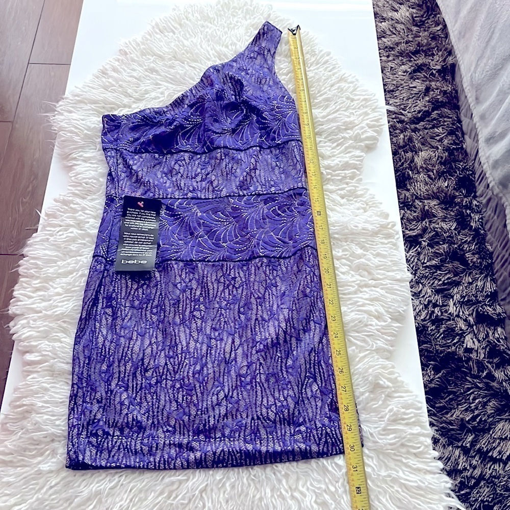Bebe One Shoulder Mini Dress! Tags Attached! Valentines Day!π - Picture 8 of 16